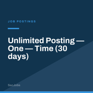 Unlimited Posting — One-Time (30 days)