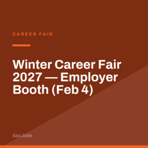 Winter Career Fair 2027 — Employer Booth (Feb 4)